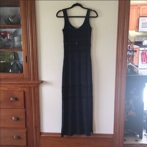 NWT Socialite navy black maxi-dress small